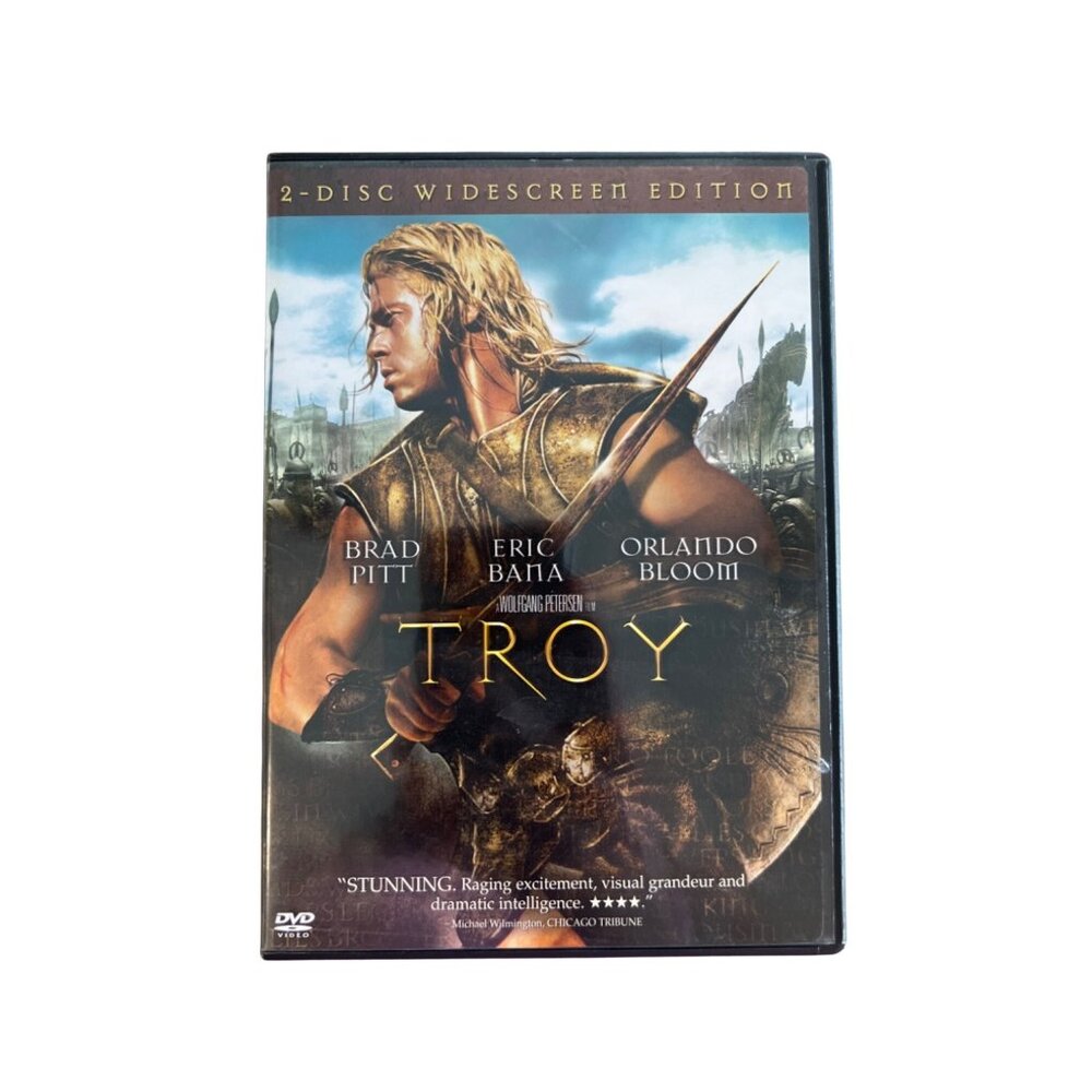 Troy 2-Disc Widescreen Edition DVD Starring Brad Pitt Eric Bana & Orlando Bloom